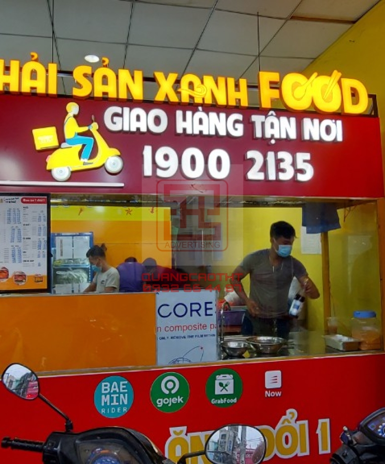 BẢNG HIỆU HẢI SẢN XANH -  CN NGUYỄN VĂN TĂNG Q9