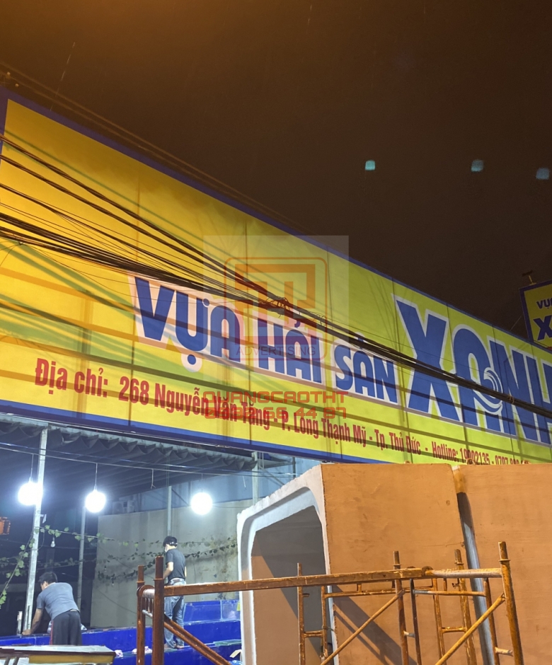 BẢNG HIỆU HẢI SẢN XANH -  CN NGUYỄN VĂN TĂNG Q9