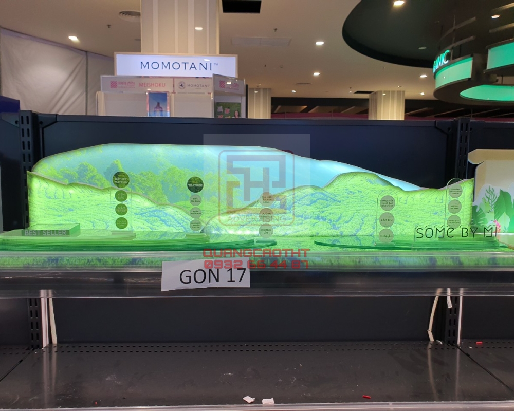 SHOWCASE TRƯNG BÀY  SIEU THỊ
