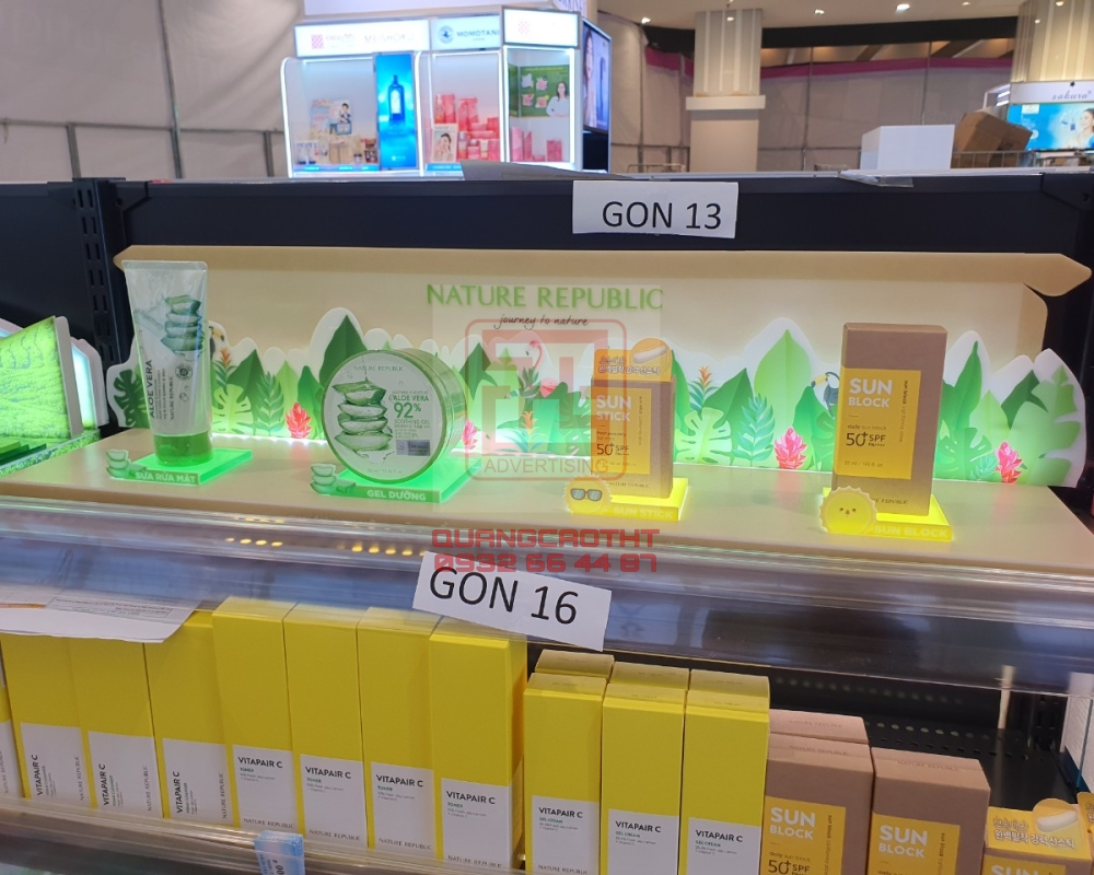 SHOWCASE TRƯNG BÀY  SIEU THỊ