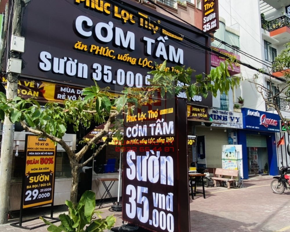 HỘP ĐÈN 2 MẶT