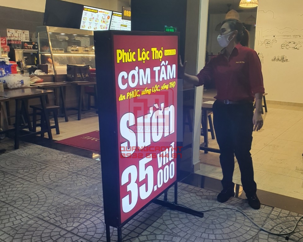 HỘP ĐÈN 2 MẶT
