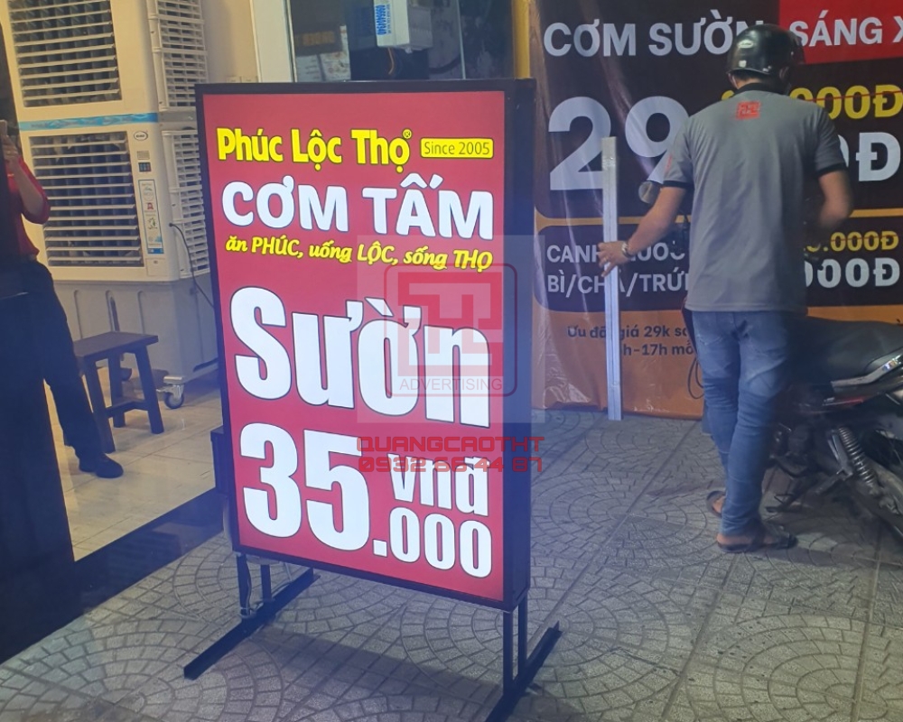 HỘP ĐÈN 2 MẶT
