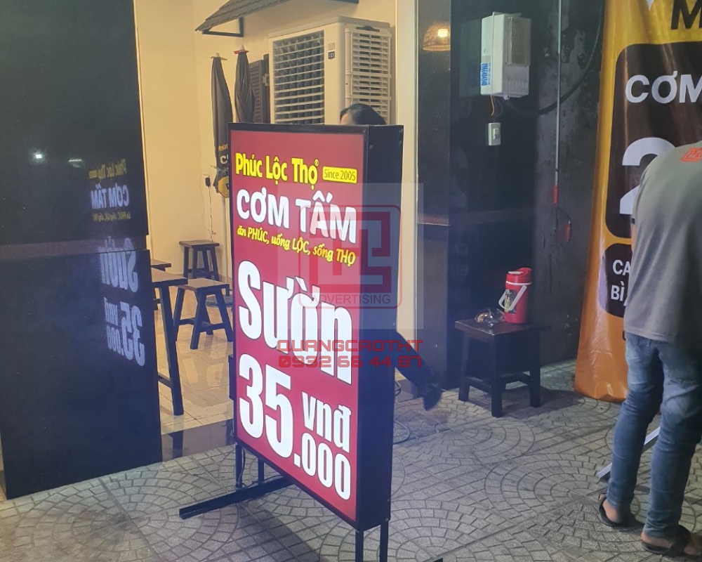 HỘP ĐÈN 2 MẶT
