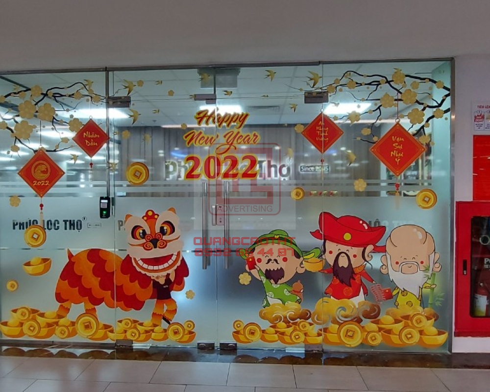 THI CÔNG DECAL VP PHÚC LỘC THỌ
